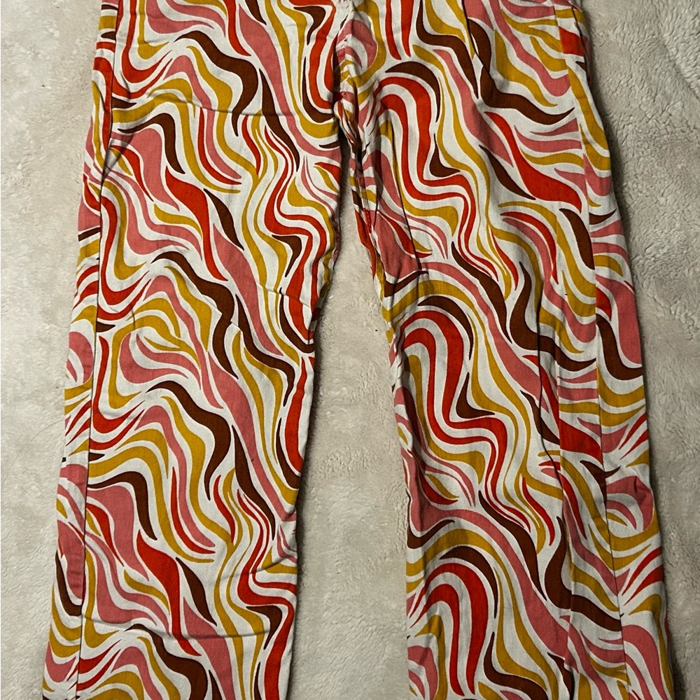 Rue21 Multicolor Swirl Pattern Pants
